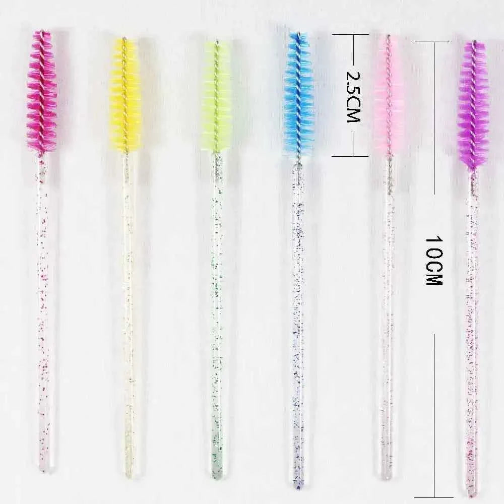 Disposable Eyelashes Brush Comb - 50Pcs