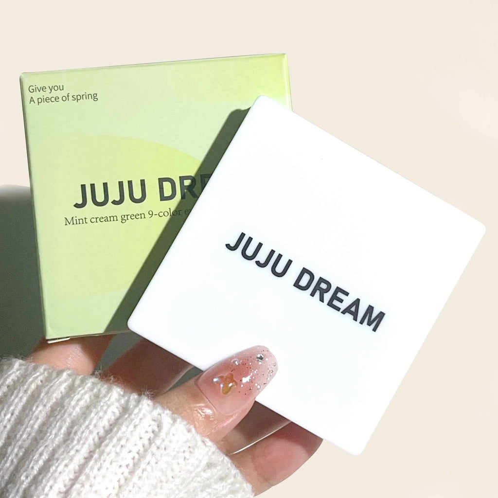 9-18 Color Green Gold Eyeshadow Palette - Matte & Glitter Effects, Waterproof Long-Lasting Eye Makeup