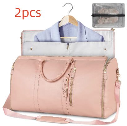 Large Capacity Travel Duffle Bag - Women's Waterproof Handbag & Folding Suit Tote